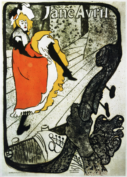 Jane Avril Poster a Henri de Toulouse-Lautrec