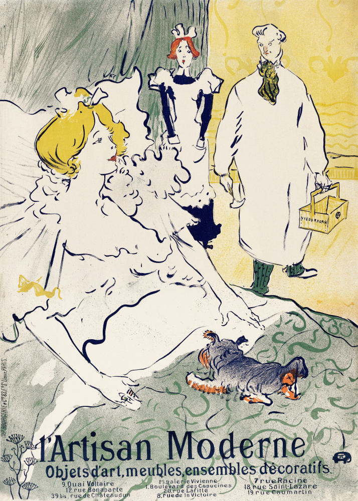 Lartisan Moderne (1896) a Henri de Toulouse-Lautrec