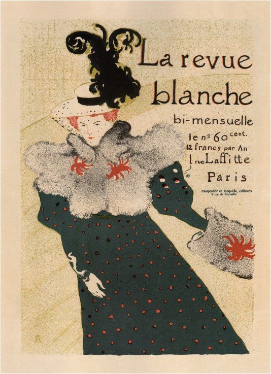 La Revue Blanche (Poster) a Henri de Toulouse-Lautrec