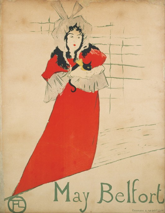 May Belfort (Poster) a Henri de Toulouse-Lautrec