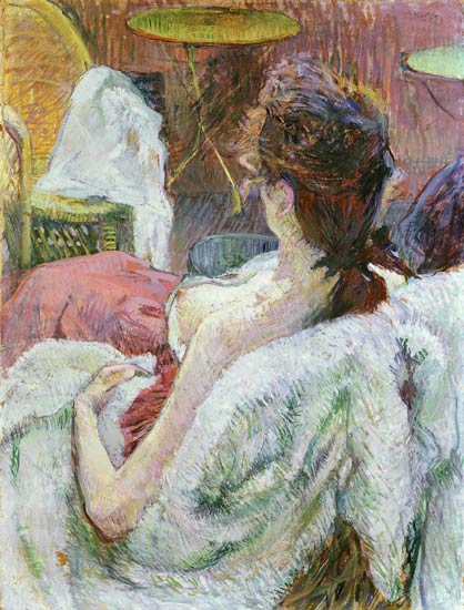 The Model's Rest a Henri de Toulouse-Lautrec