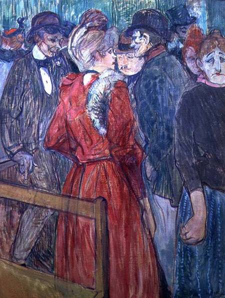 Au Moulin de la Galette a Henri de Toulouse-Lautrec