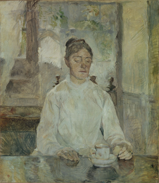 Mother at breakfast a Henri de Toulouse-Lautrec