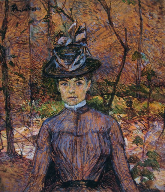 Portrait of Suzanne Valadon (1865-1938) a Henri de Toulouse-Lautrec