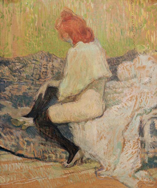 Red-haired woman a Henri de Toulouse-Lautrec