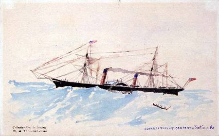 'Scotia', a Cunard steamship a Henri de Toulouse-Lautrec