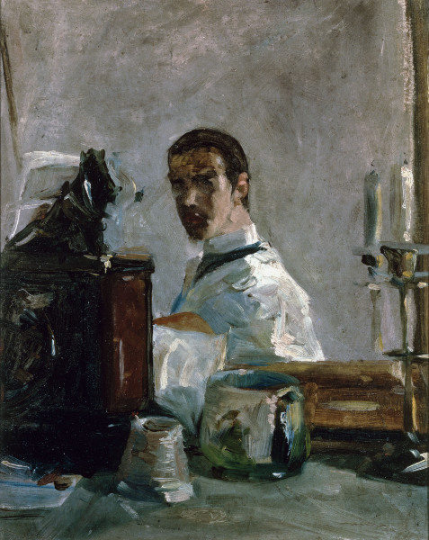 Self-portrait a Henri de Toulouse-Lautrec