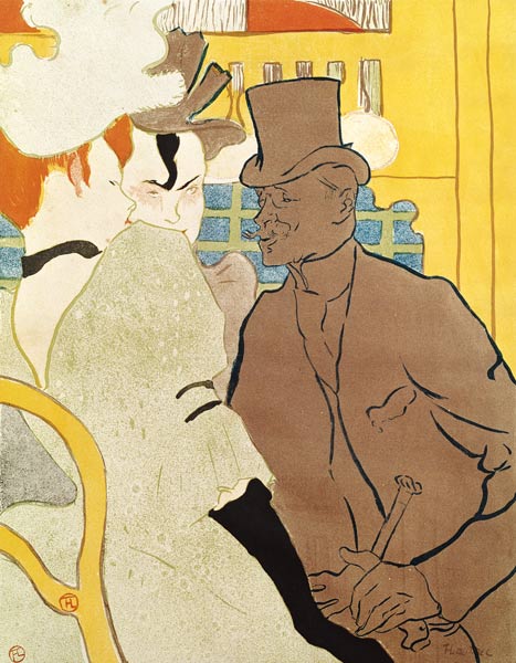The Englishman at the Moulin Rouge a Henri de Toulouse-Lautrec