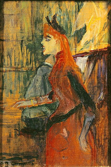 The Singing Lesson a Henri de Toulouse-Lautrec
