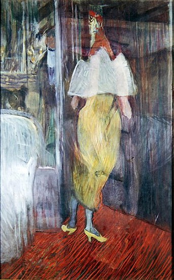 Woman Entering a Box at the Theatre a Henri de Toulouse-Lautrec