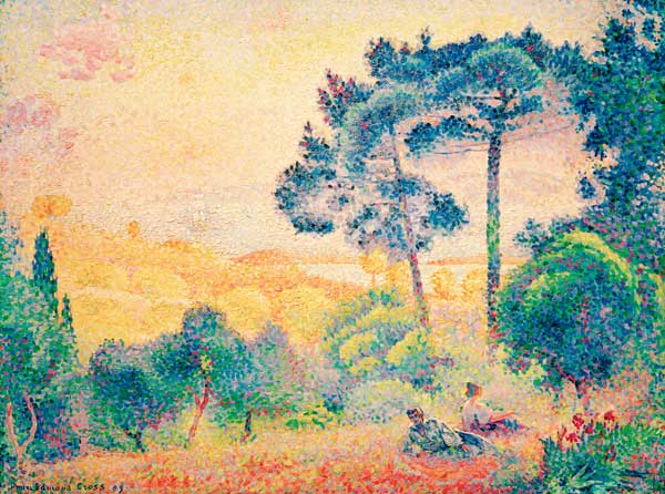 Landschaft der Provence a Henri-Edmond Cross