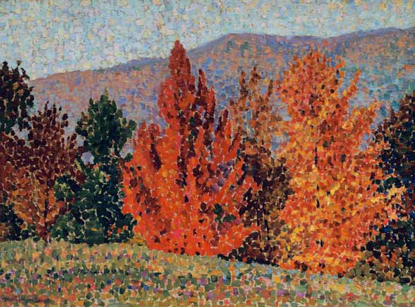 Autumn Landscape a Henri-Edmond Cross