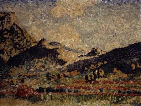 Study for the Small Maures Mountains a Henri-Edmond Cross