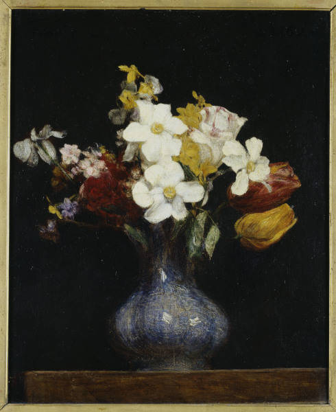 H.Fantin-Latour / Daffodils and tulips a Henri Fantin-Latour