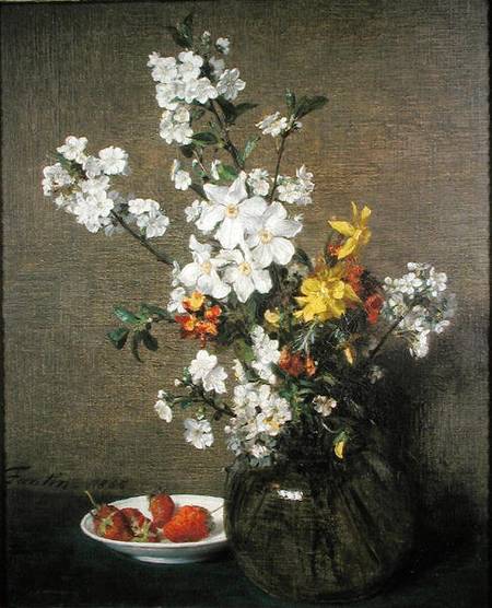 Spring Bouquet a Henri Fantin-Latour