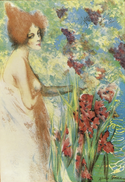 Fleur de May (colour litho)  a Henri Heran