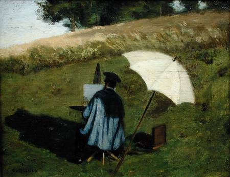 Desire Dubois Painting in the Open Air a Henri Joseph Constant Dutilleux