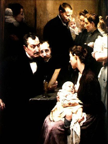 The Drop of Milk in Belleville: Doctor Variot's Surgery, the Consultation a Henri Jules Jean Geoffroy