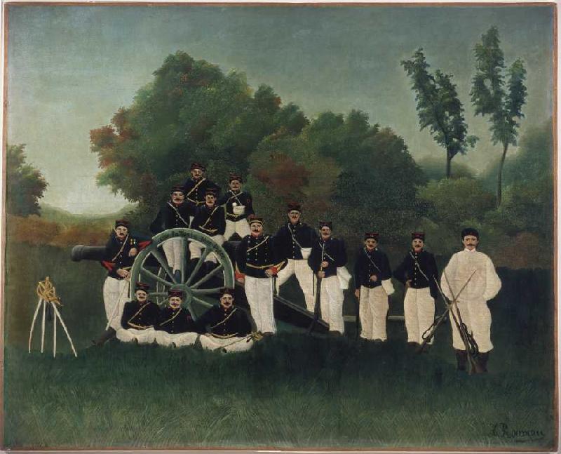 The artillerymans a Henri Julien-Félix Rousseau