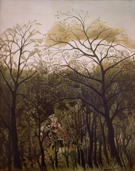 H.Rousseau, Rendezvous in the Forest a Henri Julien-Félix Rousseau