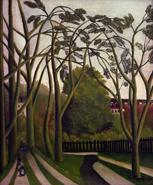 H.Rousseau, Spring landscape Bièvre a Henri Julien-Félix Rousseau