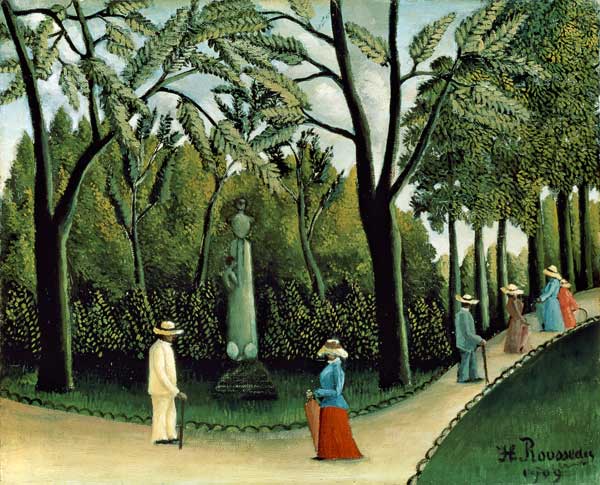 I giardini della cascata a Henri Julien-Félix Rousseau