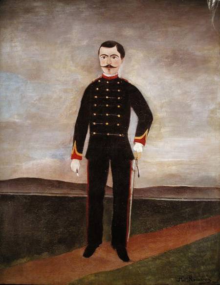 Marshal des Logis Frumence-Biche of the 35th Artillery a Henri Julien-Félix Rousseau
