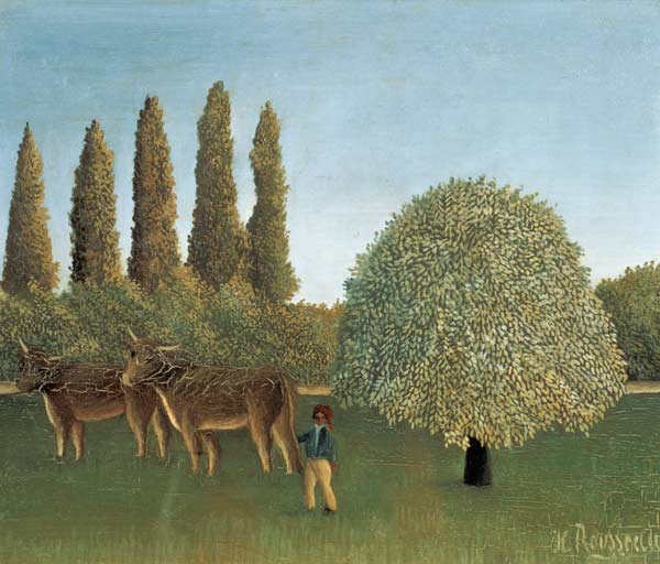 In the Fields a Henri Julien-Félix Rousseau