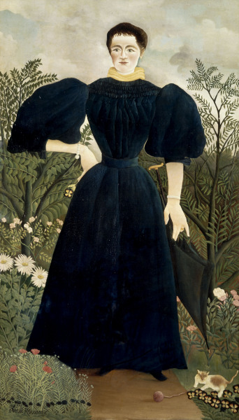 Rousseau,H./ Portrait de femme/ 1895-97 a Henri Julien-Félix Rousseau
