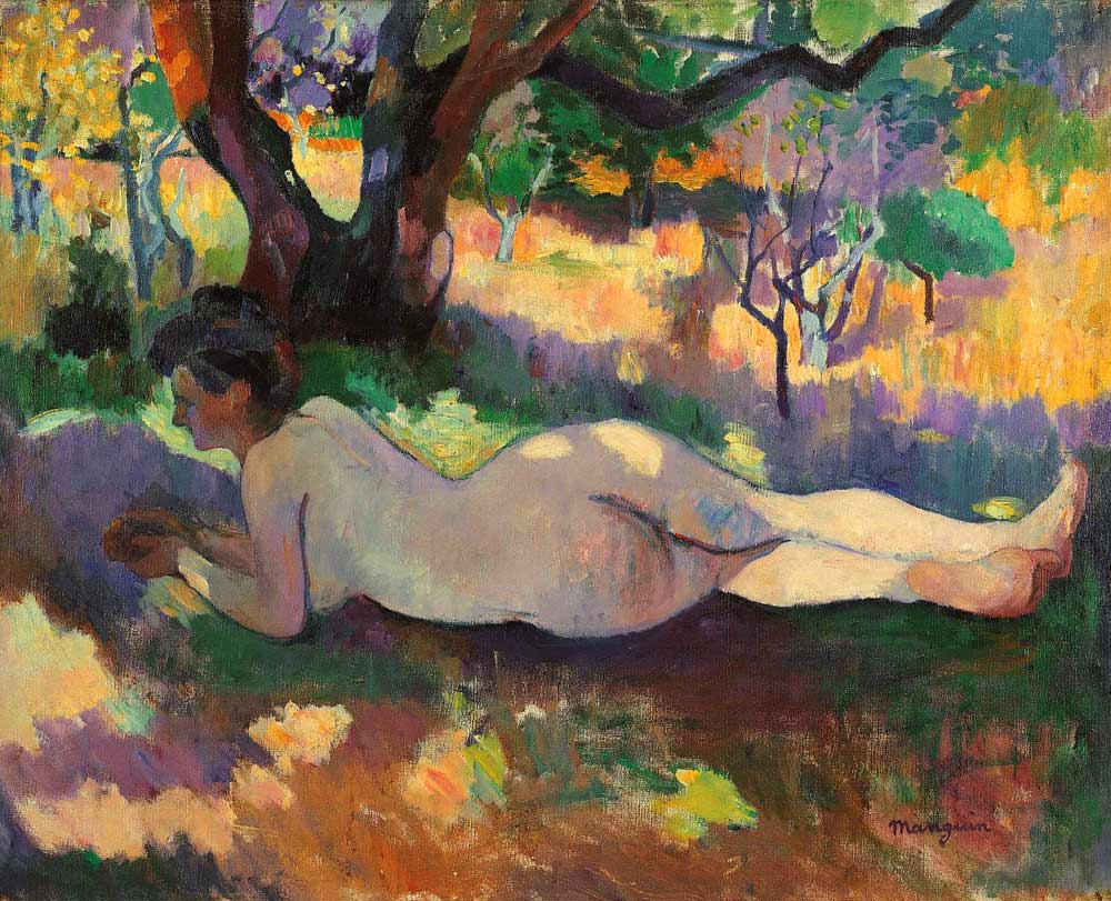 Nude under the Trees (Nu sous les arbres) a Henri Manguin