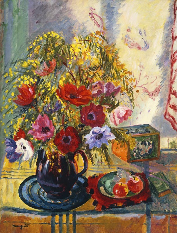 Flowers and Fruit; Fleurs et Fruits, 1937 a Henri Manguin