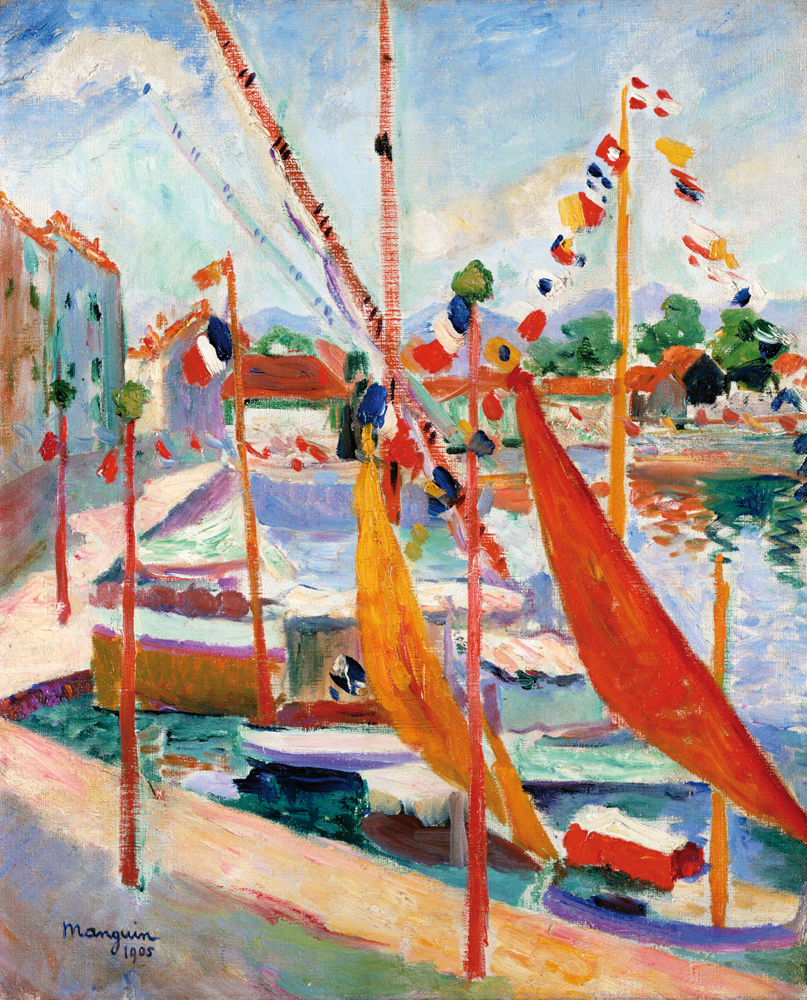 The 14th of July in St. Tropez a Henri Manguin