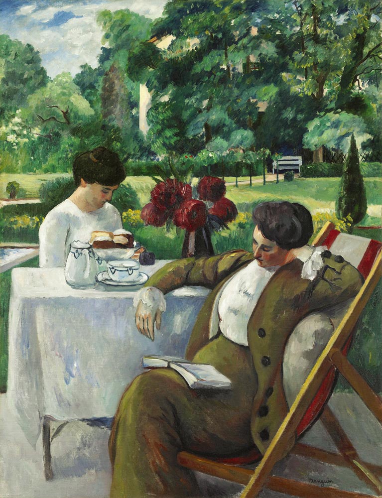 Tea Time at the Villa Flora, Winterthur a Henri Manguin