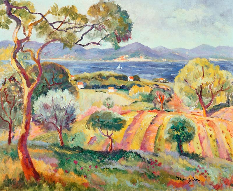 The Gulf of St. Tropez, c.1918 a Henri Manguin