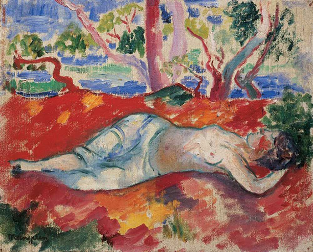 A Sleeping Woman (La Femme Endormie) a Henri Manguin
