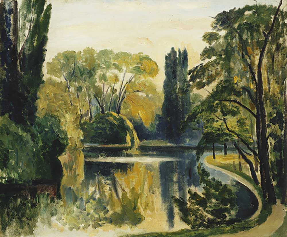 Le Lac Saint-James, Bois de Boulogne, 1909 a Henri Manguin