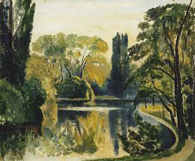 Le Lac Saint-James, Bois de Boulogne, 1909
