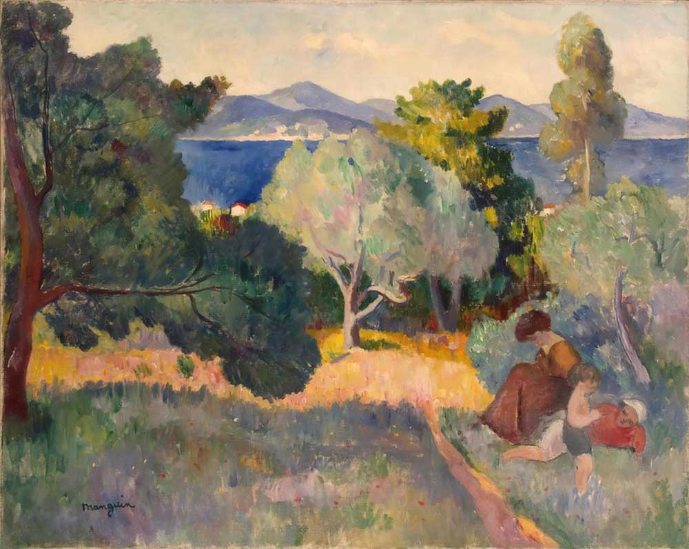 Walk in St. Tropez a Henri Manguin