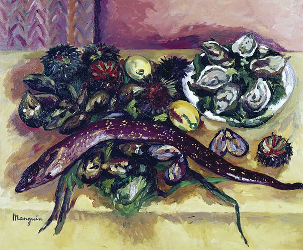 Still Life with Eel, painting by Henri Charles Manguin (1874-1949). France, 20th century. a Henri Manguin