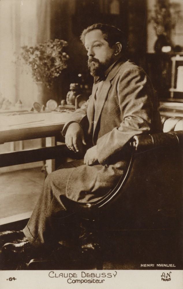 Claude Debussy, French composer a Henri Manuel