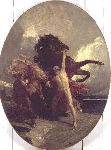 Automedon with the Horses of Achilles a Henri Regnault