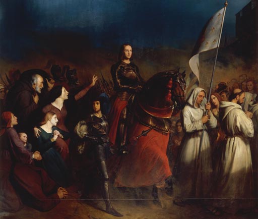 Einzug d.Jeanne d'Arc i.Orleans a Henri Scheffer
