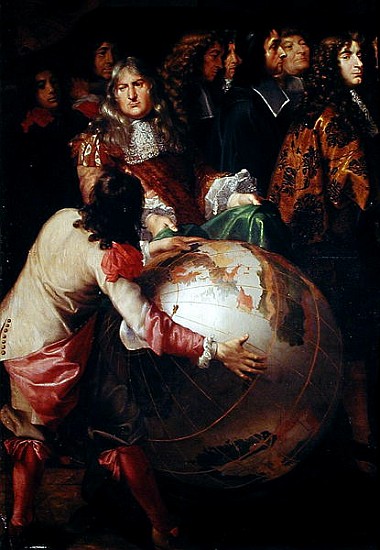 Jean-Baptiste Colbert (1619-83) Presenting the Members of the Royal Academy of Science to Louis XIV  a Henri Testelin