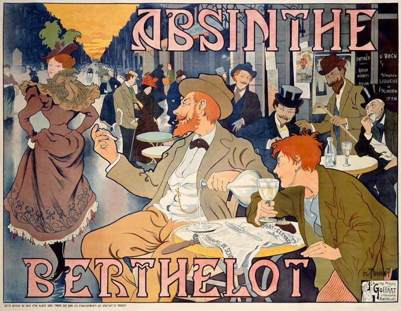 Absinthe Berthelot a Henri Thiriet