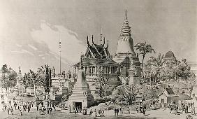The Cambodian Palace at the Trocadero, the Universal Exhibition of 1900