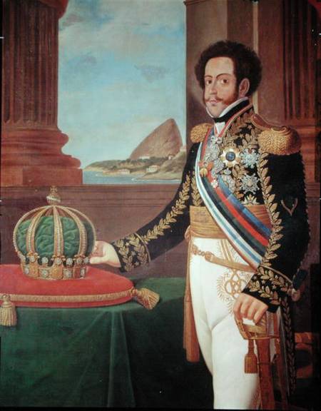 Pedro I (1798-1834) Emperor of Brazil a Henrique Jose da Silva