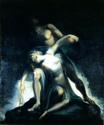Vision of the Deluge, from 'Paradise Lost' by John Milton (1608-74) (oil on canvas) a Henry Fuseli