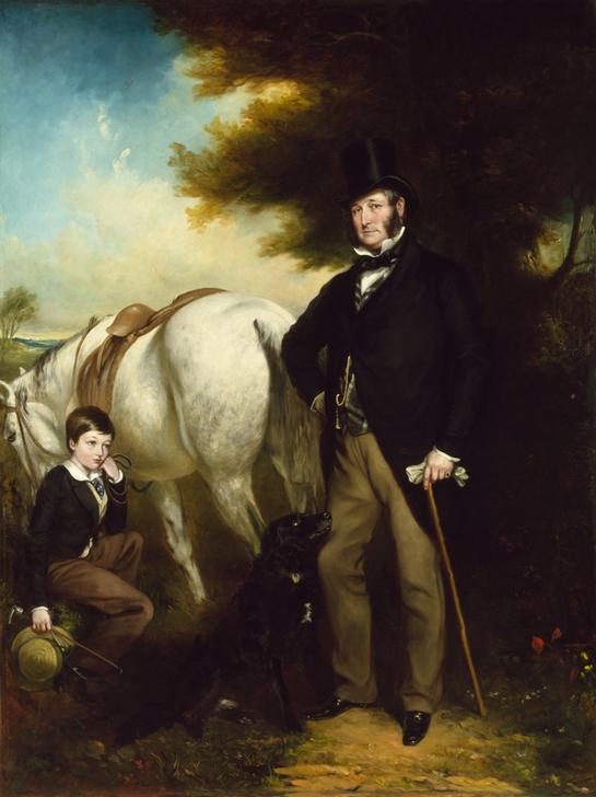 Sir John Hesketh Lethbridge, 3rd Bt. & his Son a Henry Graves