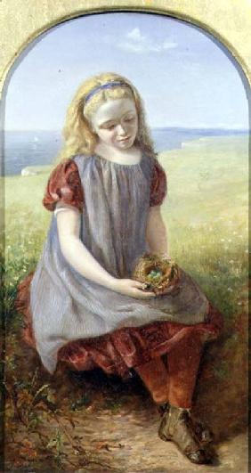 Girl with Bird's Nest 1866