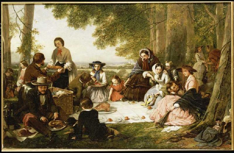 The picnic. a Henry Nelson O'Neill